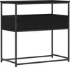 vidaXL Tavolo consolle look rovere nero 75 x 40 x 75 cm Anteprima dell’immagine prodotto 3