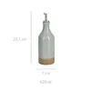 ZELLER Öl- und Essigflasche 420ml Keramik 7x22cm Produktbild-Vorschau 9