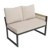 7-teilig Seil-Geflecht Garten Lounge-Set 7-8 Personen Produktbild-Vorschau 10