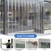 Průhledná PVC lamela 1 x 2,5 m, odolná pásová roleta, Náhled obrázku produktu 10