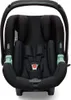 A black baby car seat is shown from the front on a white background. Anteprima dell’immagine prodotto