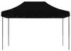 vidaXL Partyzelt Faltbar Pop-Up Schwarz 410x279x315 cm Produktbild-Vorschau 9
