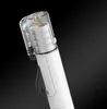 Close-up of the top part of a white cleaning device, showing its transparent water tank with water and cleaning solution inside. Produktbild-Vorschau