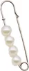 Blume Form Anti-Exposition Frauen Brosche Pin Glänzende Produktbild-Vorschau 1