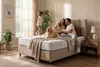 Pointhome Bambi Boxspringbett Set 120 x 200 H4 / H5, Golden Produktbild-Vorschau 2