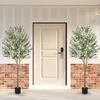 COSTWAY Olivier artificiel, plante artificielle 180 cm, Voir les images du produit 2