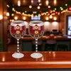 Weihnachten Weingläser im 2er Set - Santa Kostüm Weinglas Produktbild-Vorschau 4