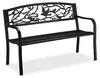 panca da giardino relaxdays 10030989_46 metallo nero 127,0 Anteprima dell’immagine prodotto 9
