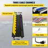 SucceBuy 3-Kanal-Gummi-Kabel-Schutz-Rampe, 1,2 x 1,2 Zoll, Produktbild-Vorschau 3