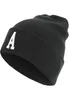 MSTRDS Beanie Letter Cuff Knit Beanie Black Produktbild-Vorschau 1