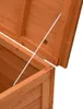 vidaXL Zahradní truhla hnědá 198,5x50x56,5 cm Masivní Náhled obrázku produktu 7
