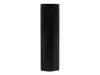 A black remote control is shown from the back against a white background. Produktbild-Vorschau