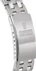 A close-up of a silver watch clasp with the Festina logo engraved on it. Produktbild-Vorschau