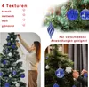 LARS360 Modrá sada 108 kusů ozdob na vánoční stromek, Náhled obrázku produktu 4