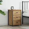 vidaXL Table de chevet Marron 40 x 36 x 60 cm Bois massif Voir les images du produit 3