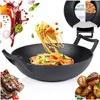 Poêle wok en fonte, 32 cm Voir les images du produit 9