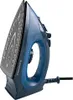 A blue and dark blue steam iron is shown against a white background. Voir les images du produit