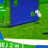 Enero Fußballtor mit Netz und Schießscheibe 215x152x76cm Produktbild-Vorschau 4