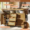 Carrello di servizio MODFU con piani ribaltabili, carrello Anteprima dell’immagine prodotto 4