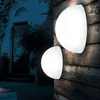 2er Set Moderne LED Halbkugel Solarleuchte für den Garten Produktbild-Vorschau 2
