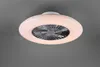 LED Ventilateur de plafond VISBY Chrome/Blanc Ø59cm - Voir les images du produit 11