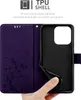 Cadorabo Hülle für Apple iPhone 15 PRO in FLORAL DUNKEL Produktbild-Vorschau 5