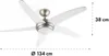 Klarstein Bolero - 2-in-1-Deckenventilator 134cm Produktbild-Vorschau 7