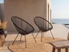 Gartensessel 2er-Set - Polyrattan - Schwarz - ALIOS III von Produktbild-Vorschau 2