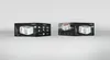 Two product boxes for toasters are displayed side-by-side on a light gray background. Produktbild-Vorschau