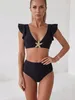 Zweiteiliger Bikini - Hohe Taille - Eleganter Damen Produktbild-Vorschau 5
