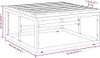 vidaXL Mobili da giardino antracite 70 x 70,5 x 32 cm in Anteprima dell’immagine prodotto 8