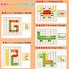 Montessori houten puzzel, mozaiek, 120 stukjes, educatief Productafbeelding-voorbeeld 6