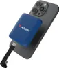 A blue Verbatim SSD is attached to the back of a smartphone. Náhľad obrázku produktu