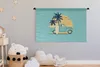 MuchoWow® Wandteppich Wandbehang Bus - Surfbrett - Sommer - Produktbild-Vorschau 3