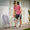 Casaa Gartenstuhl Aluminium - 4 Stück Verstellbar - Grau Produktbild-Vorschau 4