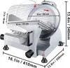 SucceBuy Affettatrice commerciale di carne, affettatrice Anteprima dell’immagine prodotto 8
