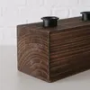 LS-LebenStil Holz Kerzenständer 4-fach Braun Produktbild-Vorschau 6