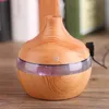 USB LED Touch Wood Grain Umidificatore Purificatore d'aria Anteprima dell’immagine prodotto 9
