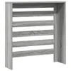vidaXL Obložení radiátorů Grey Sonoma 78x20x82 cm Materiál Náhled obrázku produktu 4
