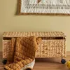 Bloomingville Korb NELAS mit Deckel und Rollen 63x40 cm Produktbild-Vorschau 2