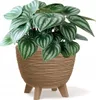Öko-Holz Naturo Blumentopf, Beige, Braun, 24 cm x 19,5 cm, Produktbild-Vorschau 3