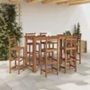 vidaXL Barový stůl z masivního dřeva akácie 150x70x105 cm Náhled obrázku produktu 1