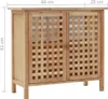 vidaXL Toaletní stolek z masivního dřeva ořech 66x29x61 cm Náhled obrázku produktu 5