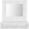 A white vanity mirror with storage drawers below, presented against a white background. Náhľad obrázku produktu