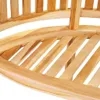 Ławka W Kształcie Banana, 200 Cm, Lite Drewno Tekowe Podgląd zdjęcia produktu 6