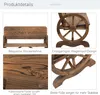 Outsunny 2-Sitzer Gartenbank Massivholz mit Armlehne, Produktbild-Vorschau 5