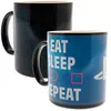 Playstation Zaubertasse 'Eat Sleep Repeat' Tasse Produktbild-Vorschau 8