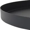 LOFT42 Tablett Tablett aus Metall – Schwarz – Ø40 cm Produktbild-Vorschau 3