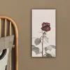 MuchoWow® - Leinwandbilder - Blumen - Rot - Rosen - Grün, Produktbild-Vorschau 5