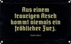 vianmo Blechschild 12x18 cm aus einem traurigen Arsch kommt Produktbild-Vorschau 1